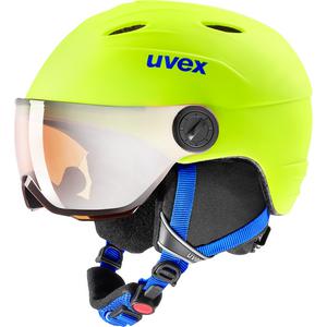 Uvex Kinder Visor Pro Junior Visierhelm - neon yellow